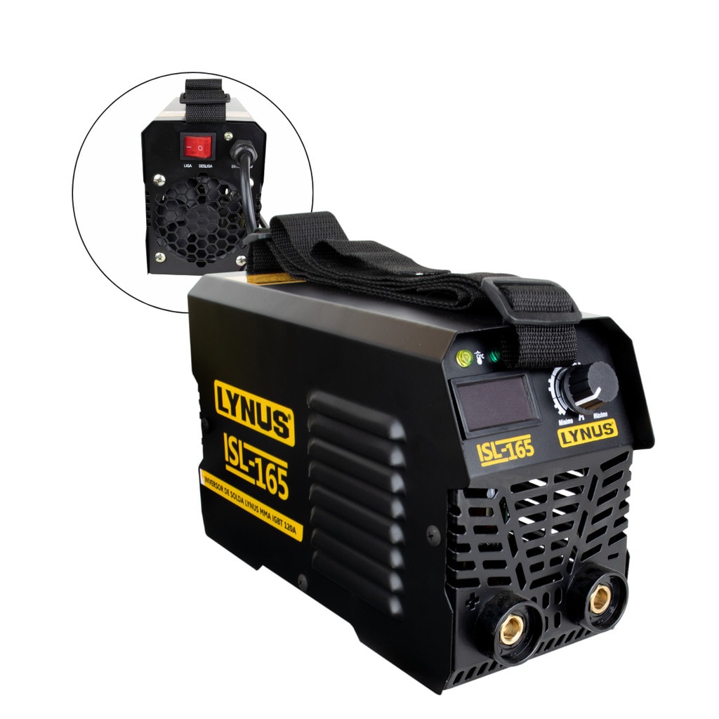 Imagem do Maquina Inversora De Solda Isl165sb Bivolt Mma 120a Lynus