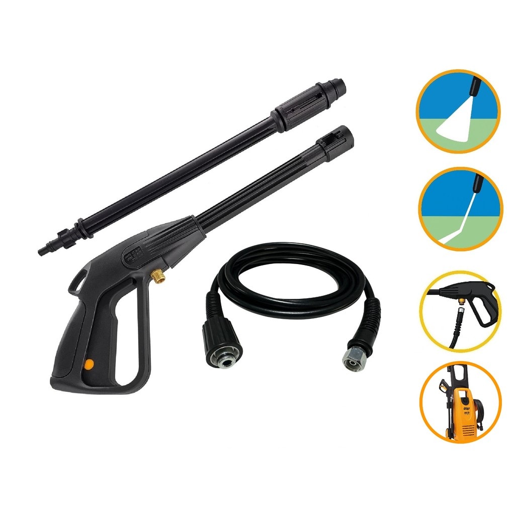 Imagem do Kit Mangueira 5mt Pistola Lanca Wap Eco Wash 2350 Lavadora