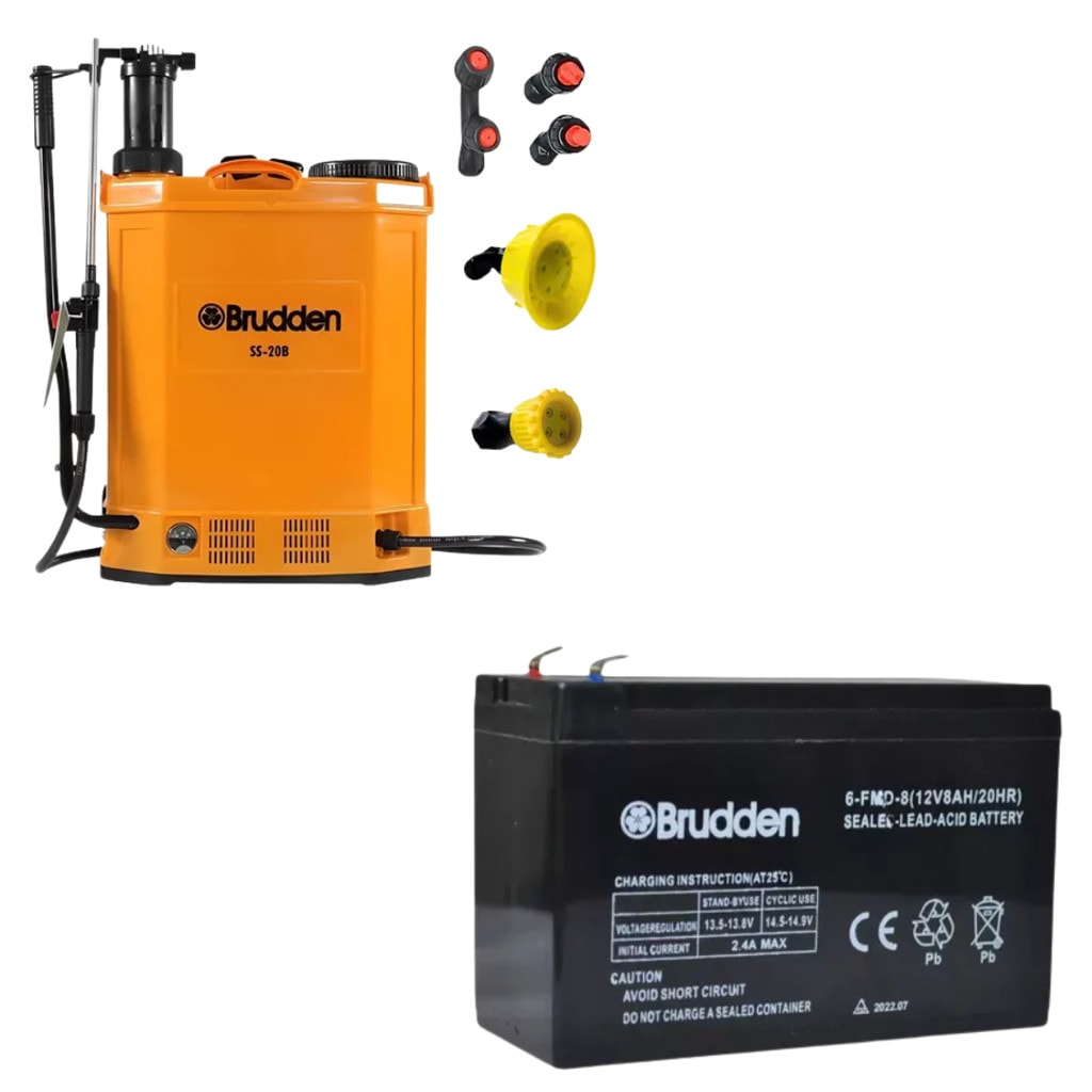 Imagem do Pulverizador Brudden 20l Ss20b Eletrico Bateria