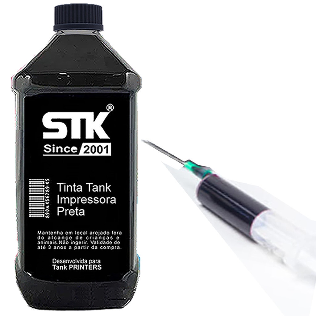 Imagem do Tinta Stk Black Compativel Epson L375 L395 L3210 L3250 L1250 L3110 L3150