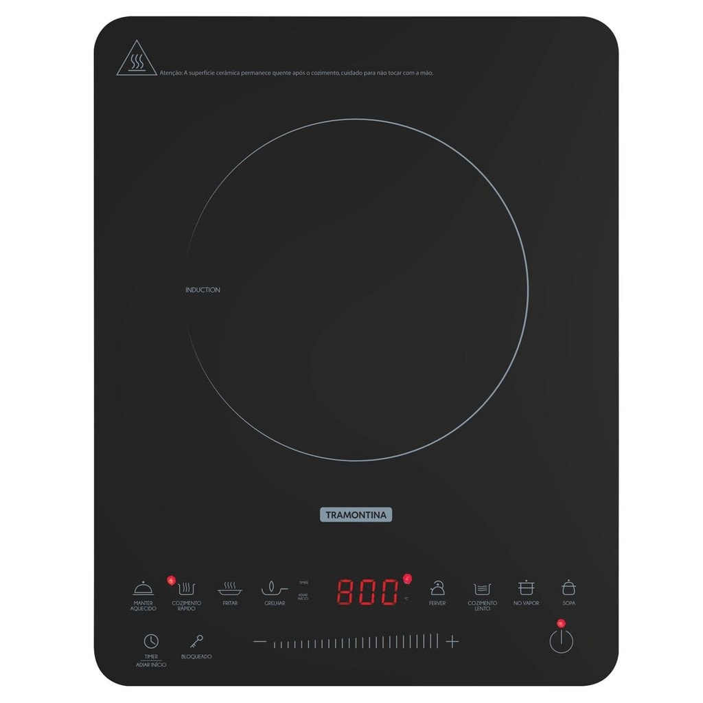 Imagem do Cooktop Tramontina Inducao Portatil Slim Touch Ei30 127v 94714 131