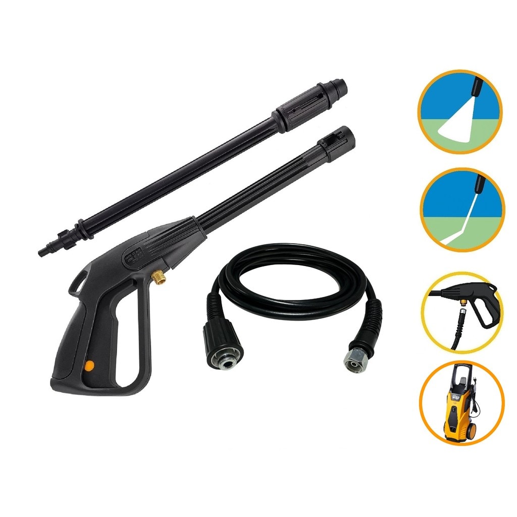 Imagem do Kit Mangueira 5mt Pistola Lanca Wap Lider 2200 Lavadora