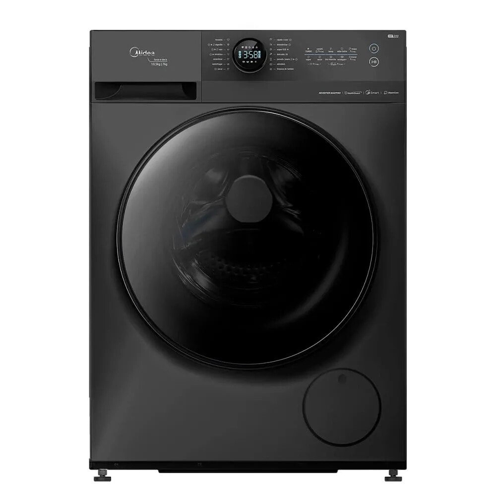 Imagem do Lava E Seca 10 5kg Titanium Midea Healthguard Conectada