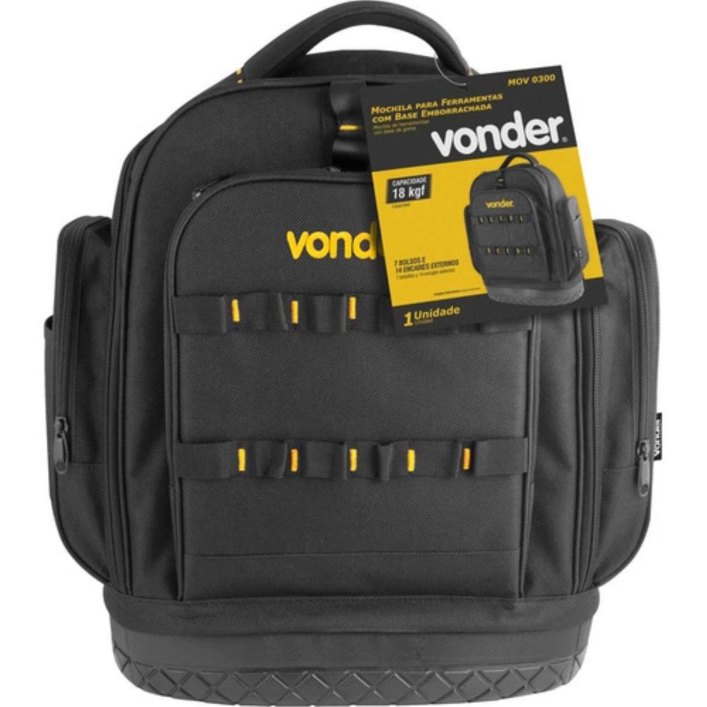 Imagem do Mochila Mov0300 Ferramentas Base Emborrachada Vonder
