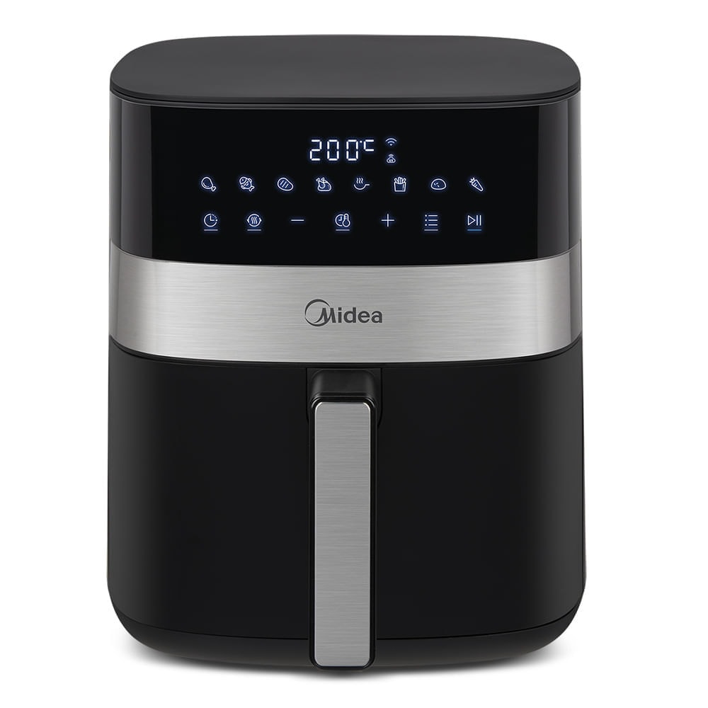 Imagem do Fritadeira Air Fryer 6l Smart Chef Plus Cor Preta Midea