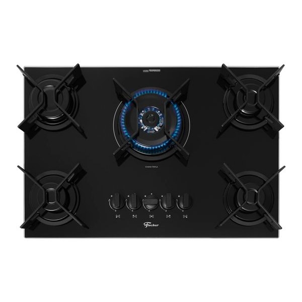 Imagem do Fogao Cooktop Fischer 5 Bocas Tripla Chama Fit Line 36340 102674