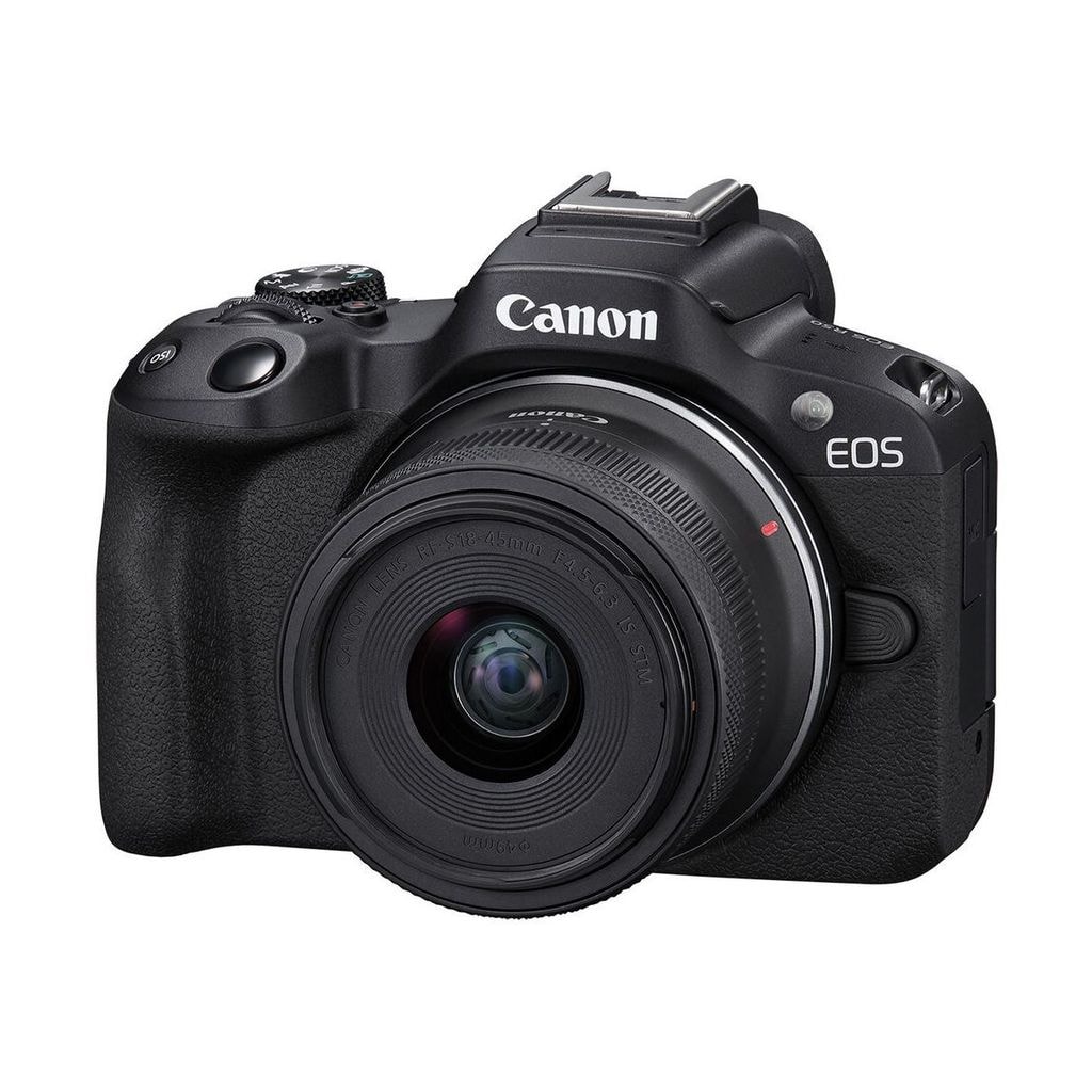 Imagem do Camera Canon Mirrorless Eos R50 24 2mp Aps C Com Lente 18 45mm
