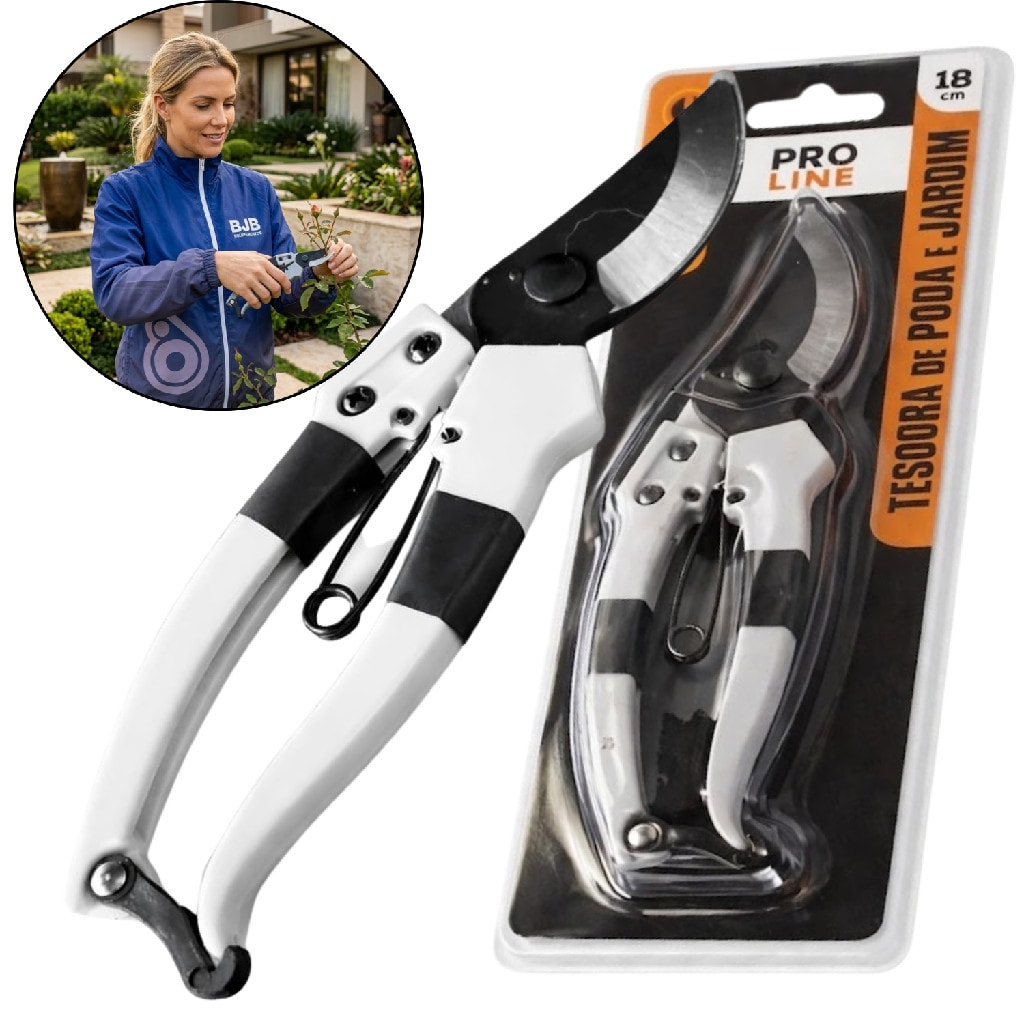 Imagem do Tesoura De Poda Super Afiada Profissional Ferramenta Alicate Para Jardinagem Aco