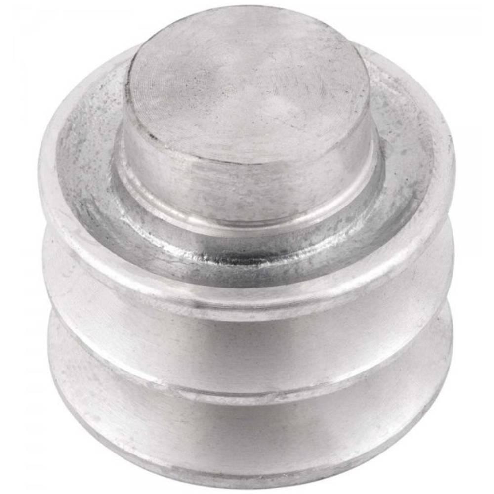 Imagem do Polia Aluminio 60mm 2 Canais Perfil A Vonder