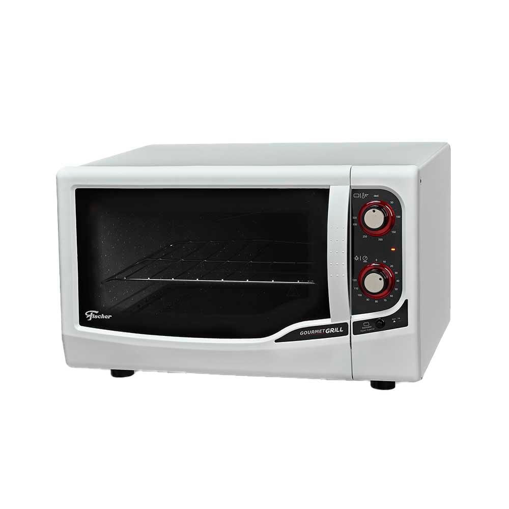 Imagem do Forno Eletrico 44 Litros Fischer Gourmet Grill Bancada Branco 127v