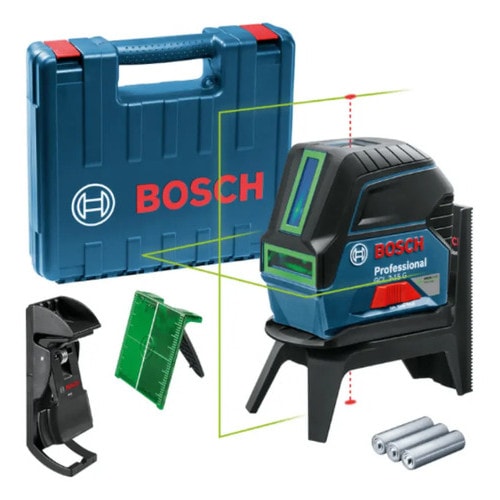 Imagem do Nivel A Laser Verde Bosch Gcl 2 15 G 15m Suporte E Maleta