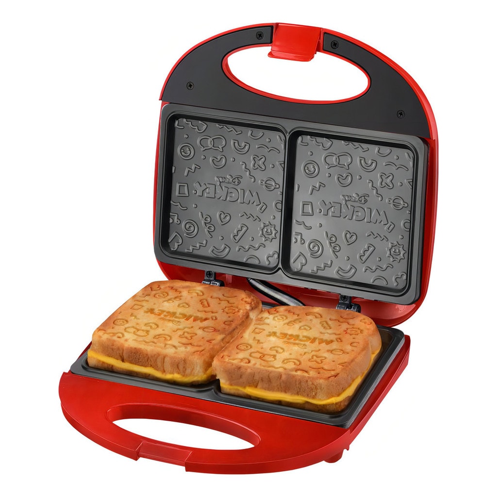 Imagem do Sanduicheira Mickey Mouse Funny Plates Mallory Cor Vermelho 127v