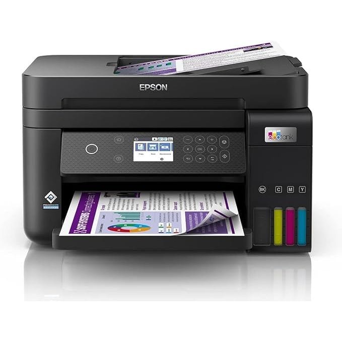 Imagem do Epson Multifuncional Ecotank L6270 Tanque De Tinta Colorida Wi Fi Direct Ethernet Inicializada