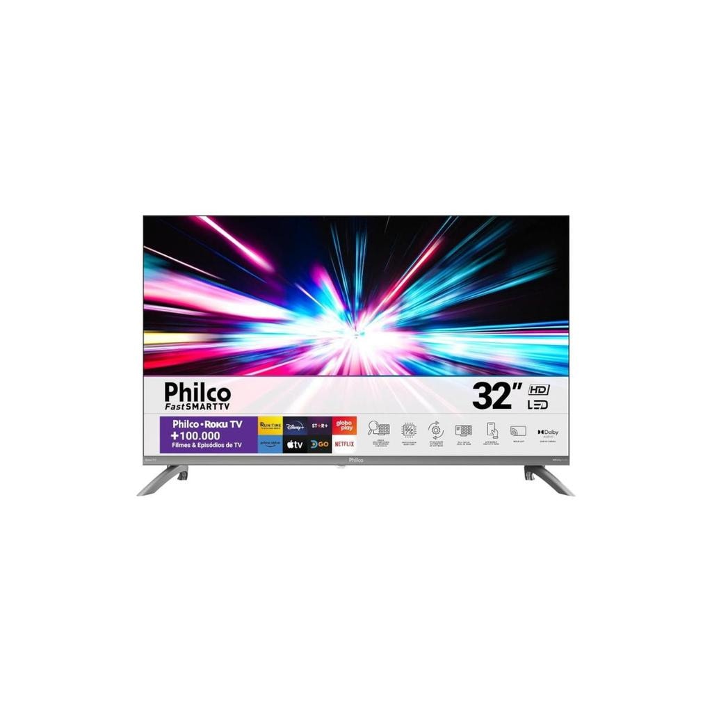 Imagem do Smart Tv 32 Philco Led Roku P32cra
