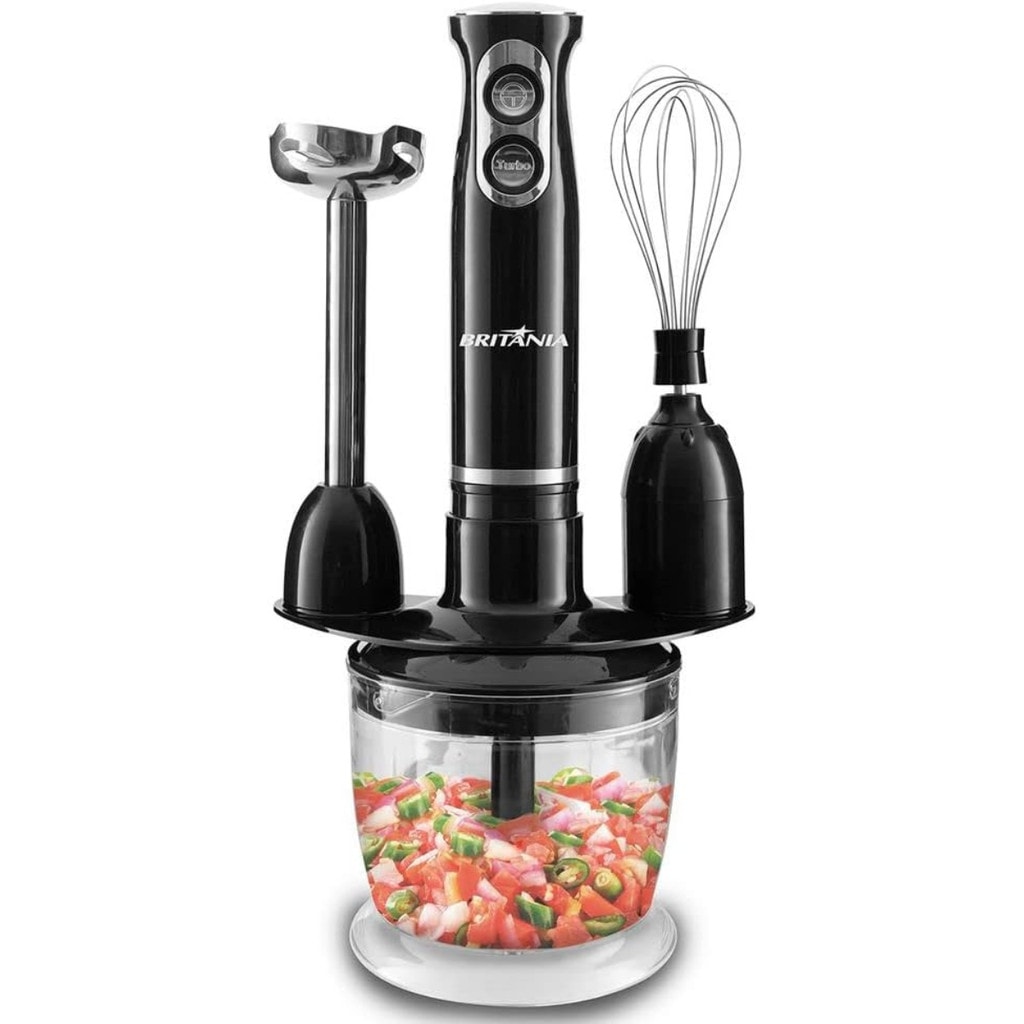 Imagem do Mixer Britania 3 Em 1 500w Preto Bmx400p 127v