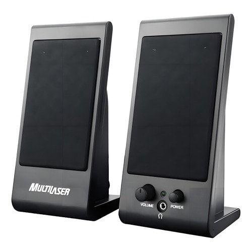Imagem do Alto Falante Multilaser Sp009 3w Flat Portatil Preto