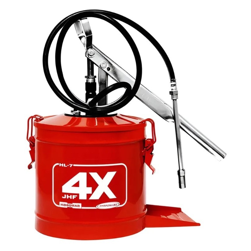 Imagem do Engraxadeira Manual Com Capacidade De 7kg Jhf 4x Vermelha 8484 Hidromar