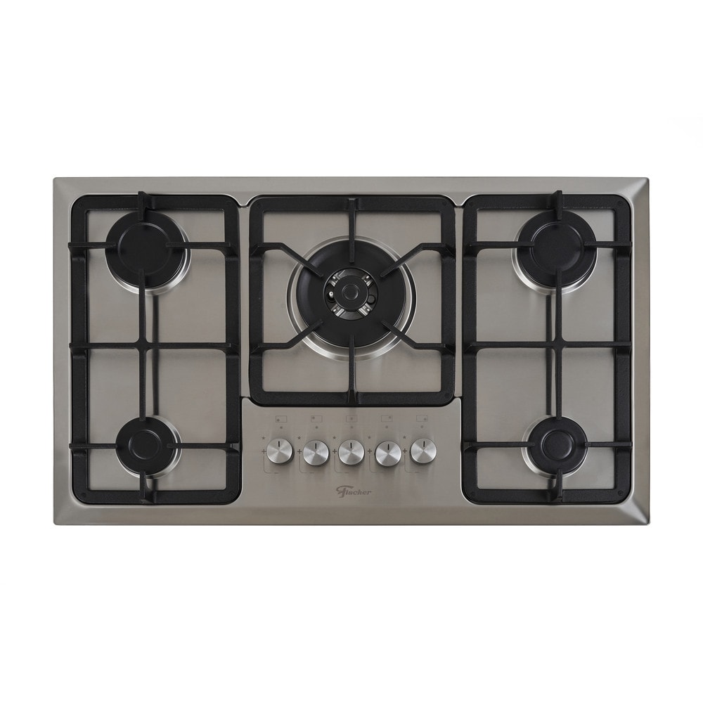 Imagem do Cooktop Fischer 5 Bocas Infinity Gas Mesa Inox Tripla Chama
