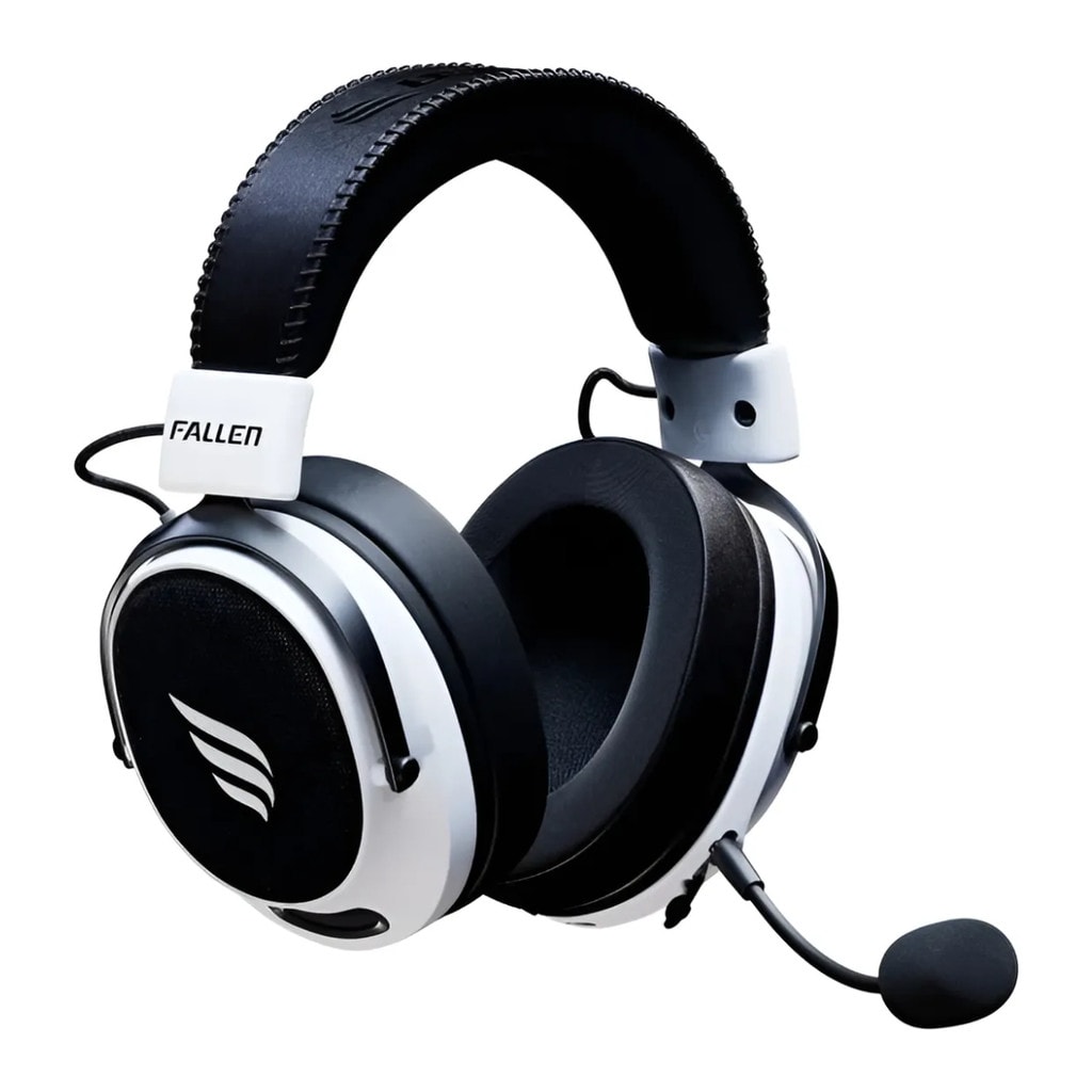 Imagem do Headset Gamer Fallen Morcego Pro Wireless 2 4ghz Branco