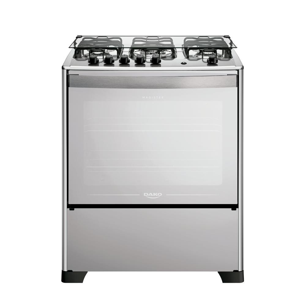 Imagem do Fogao 5 Bocas Dako Magister Style Espelhado Com Mesa Inox Bivolt