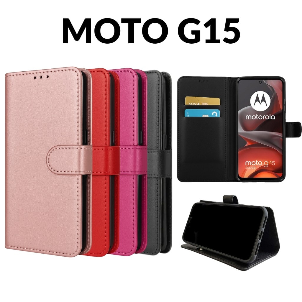Imagem do Capa Capinha Carteira Para Motorola Moto G15