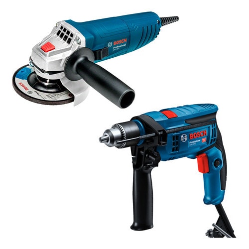Imagem do Combo Bosch Furadeira Gsb 13re Esmerilhadeira Gws 850 220v