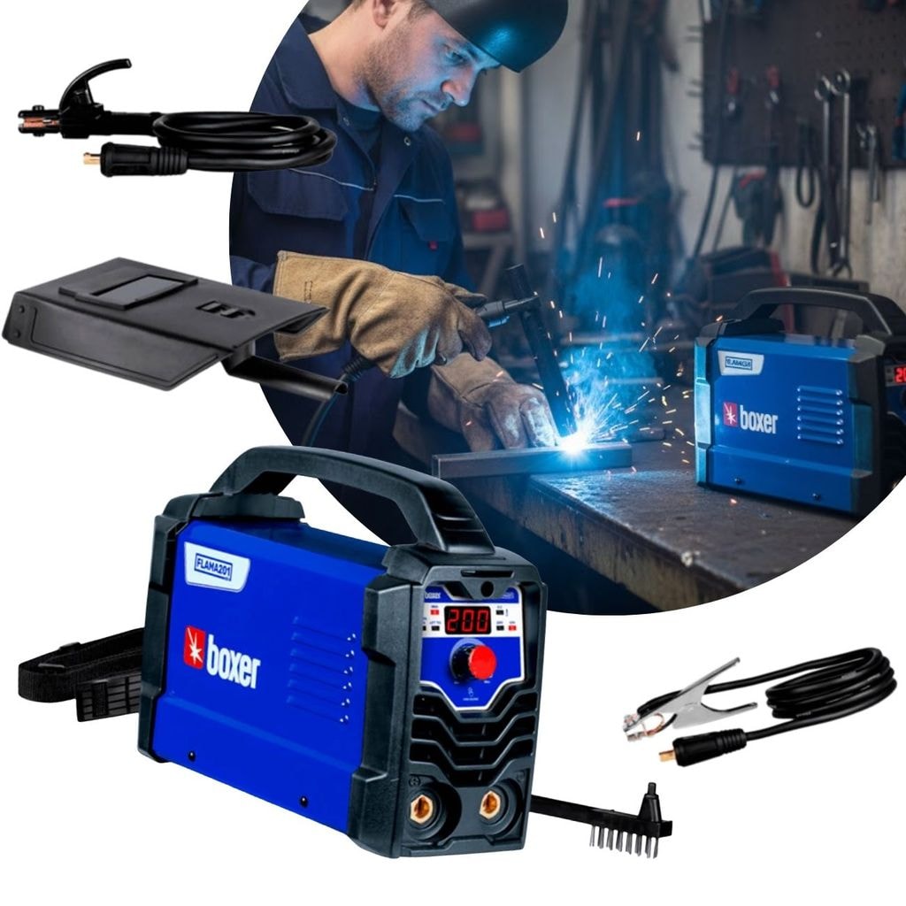 Imagem do Inversora De Solda Tig Flama 201bv 200a Bivolt Boxer 1005021
