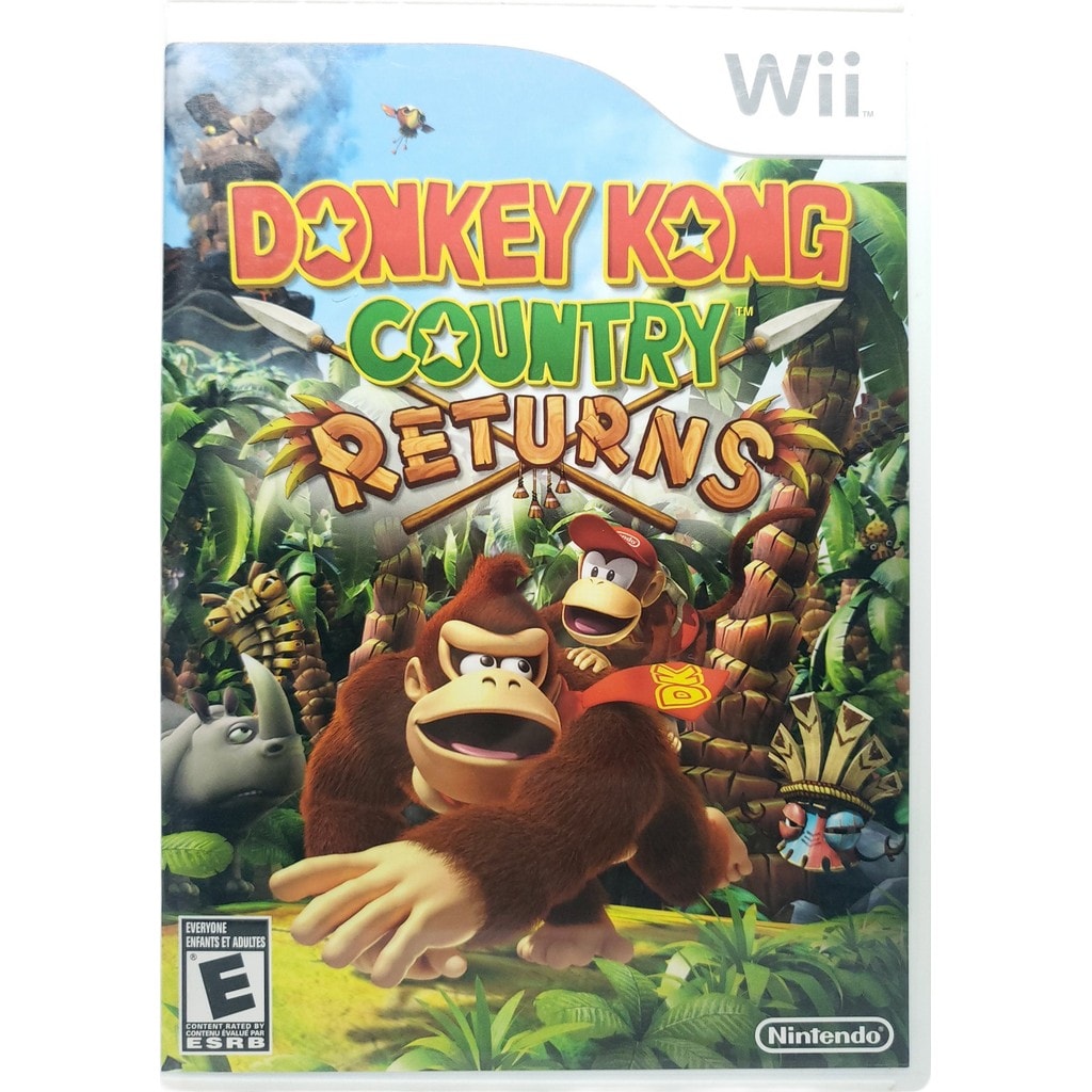 Imagem do Donkey Kong Country Returns Wii Original Fisica Completo U1