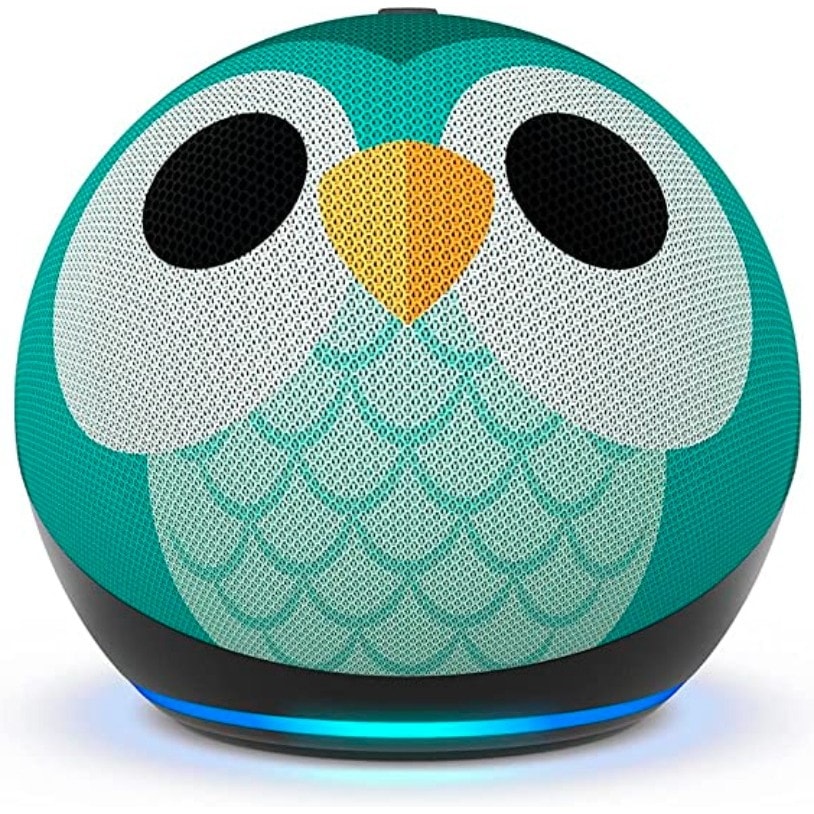 Imagem do Amazon Echo Dot Echo Dot 5th Gen Kids Com Assistente Virtual Alexa Owl 110v 240v