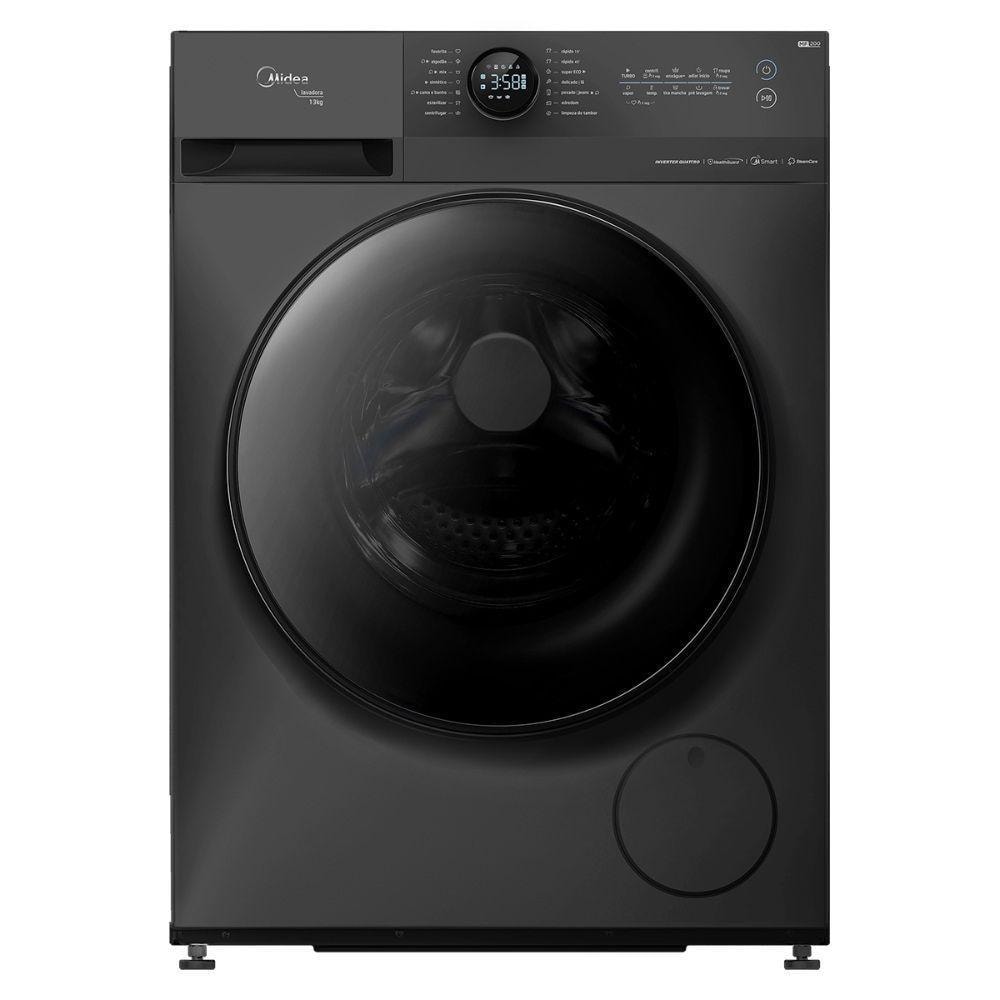 Imagem do Maquina De Lavar Midea 13kg Healthguard Smart Inverter Mf200w130wb Titanium 220v