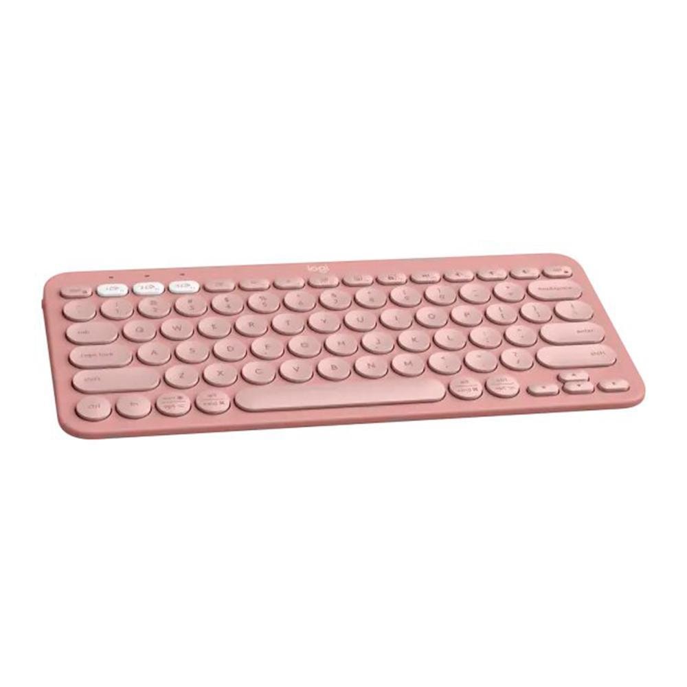 Imagem do Teclado Sem Fio Logitech Pebble Keys 2 K380s Bluetooth Rosa