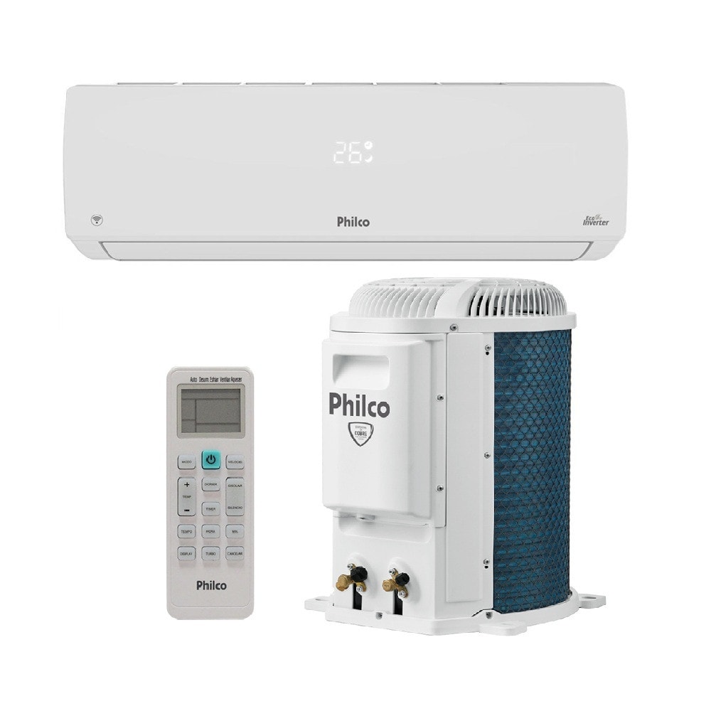 Imagem do Ar Condicionado Philco Split Hw Inverter 18000 Btu H Frio Pac18000ifm15 Branco 220v
