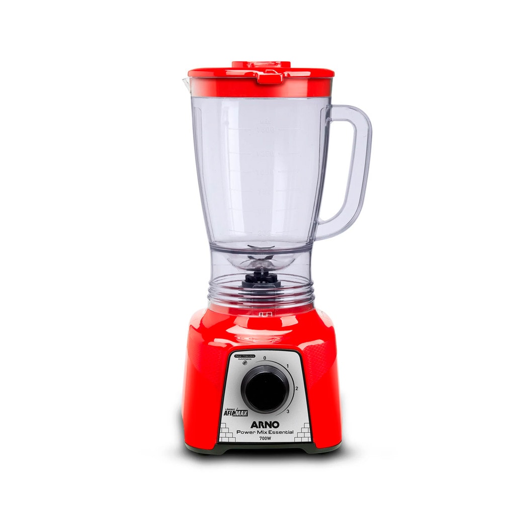 Imagem do Liquidificador Arno Power Mix Essential Lq18 Vermelho 700w 2 4l 3 Vel