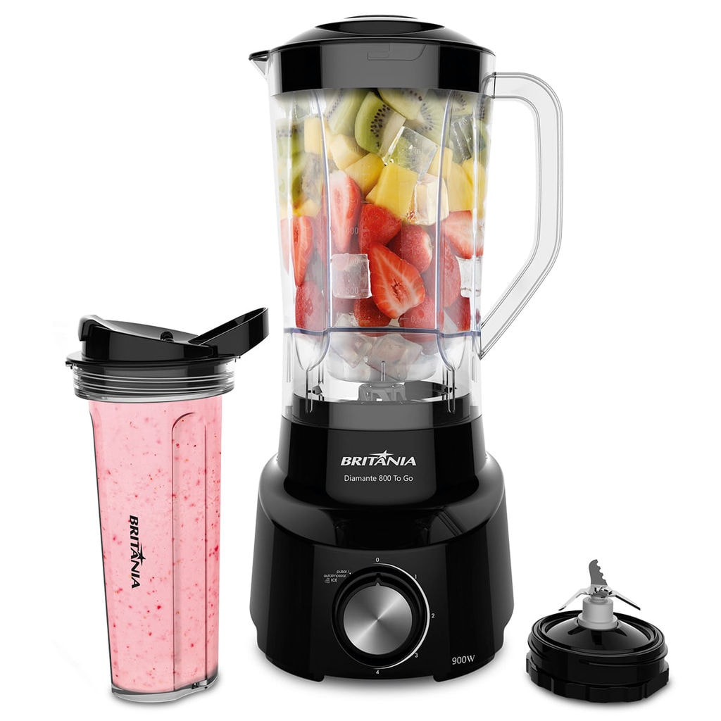 Imagem do Liquidificador Britania 900w 2 6l Diamante 800 To Go