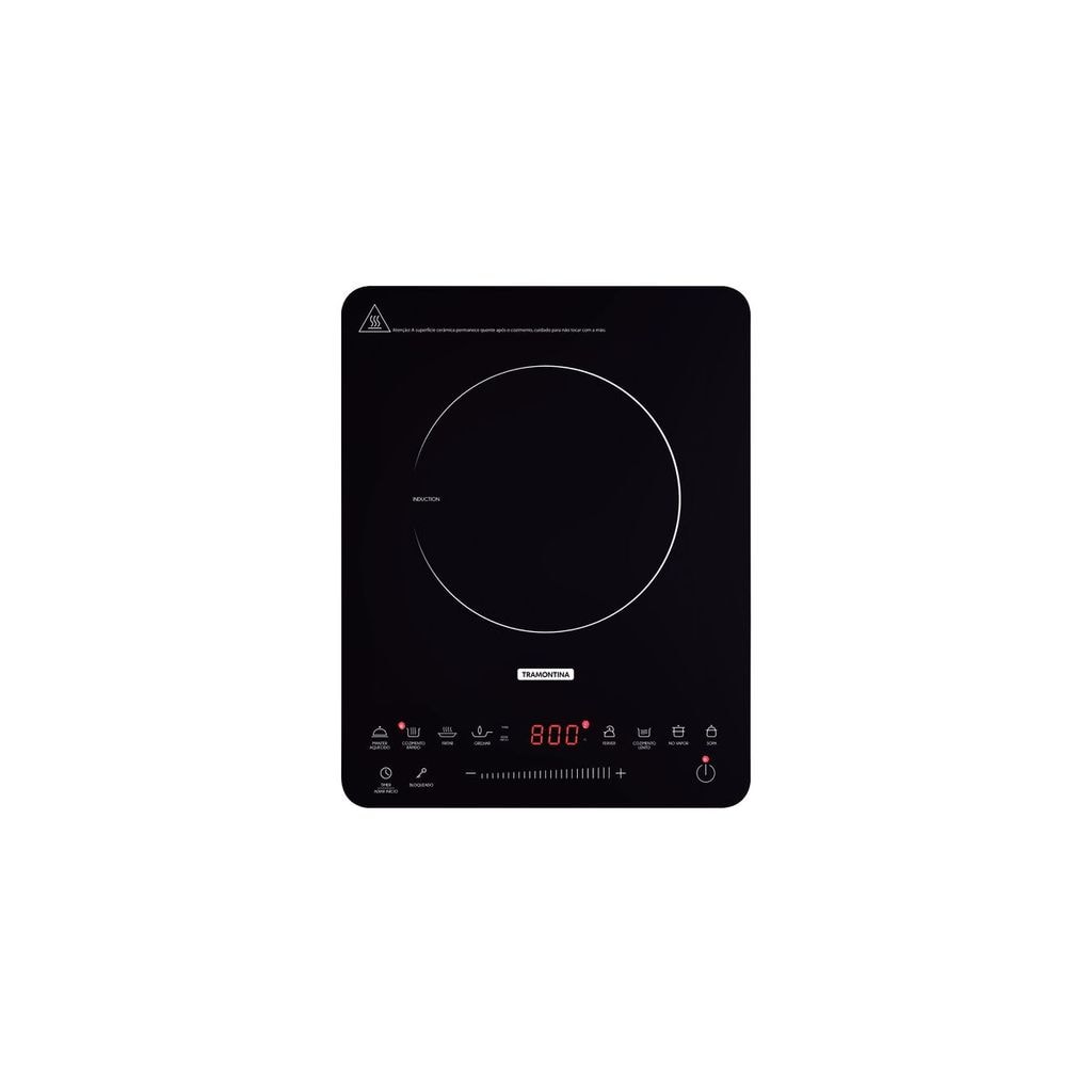 Imagem do Cooktop Portatil Inducao Tramontina Slim Touch Ei 30 127v Ou 220v