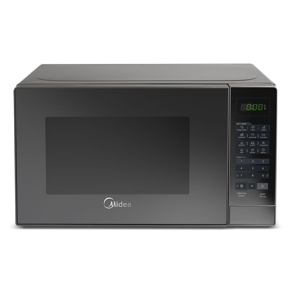 Imagem do Micro Ondas Midea 20l Porta Espelhada Minuto Facil Prata Mrae22 220v