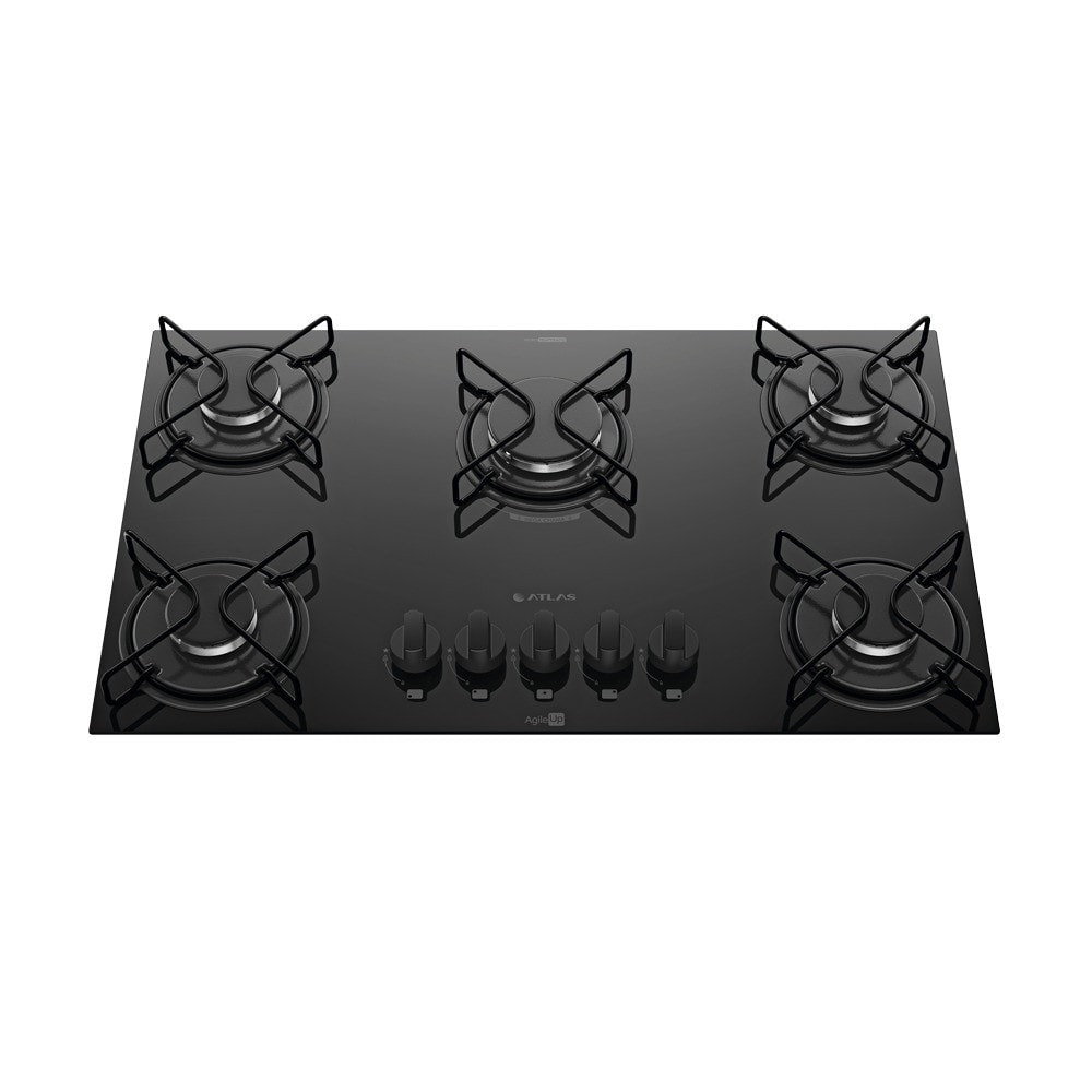 Imagem do Cooktop Atlas 5 Bocas Agile Up Mesa De Vidro