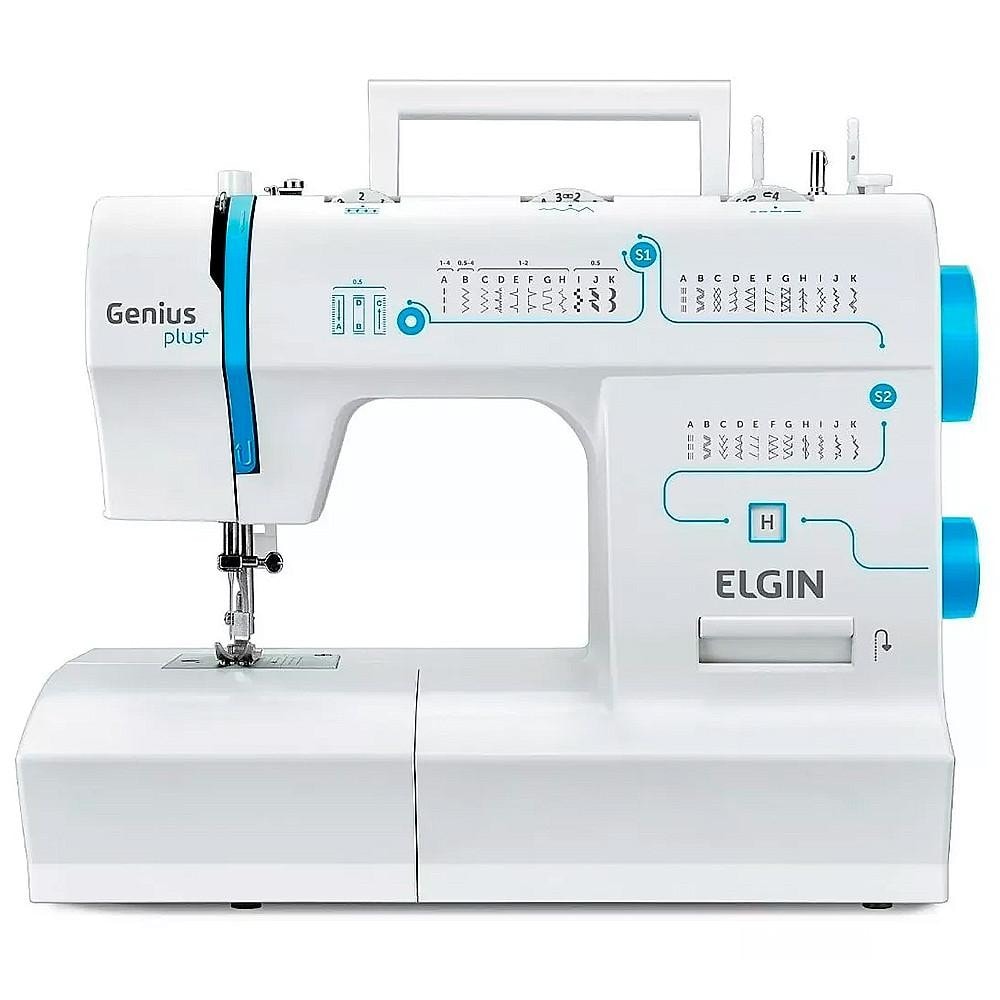 Imagem do Maquina De Costura Elgin Genius Plus Jx 4035 31 Pontos 220v