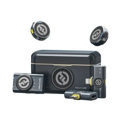 Imagem do Microfone Hollyland Lark Max Duo 2 4 Ghz Preto