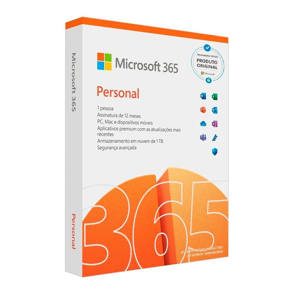 Imagem do Microsoft Office 365 Personal Mac Pc Licenca Anual Para 1 Usuario