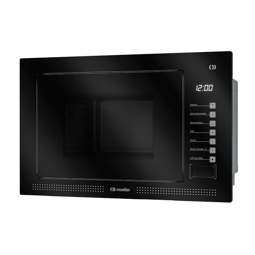 Imagem do Micro Ondas De Embutir Mueller 25 Litros Preto Mme25k