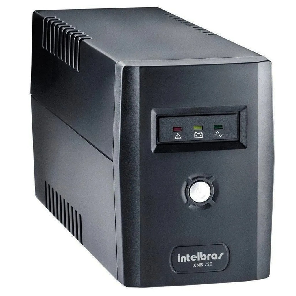 Imagem do Nobreak 720va Xnb Intelbras Monovolt Entrada Saida 120v 4 Tomadas