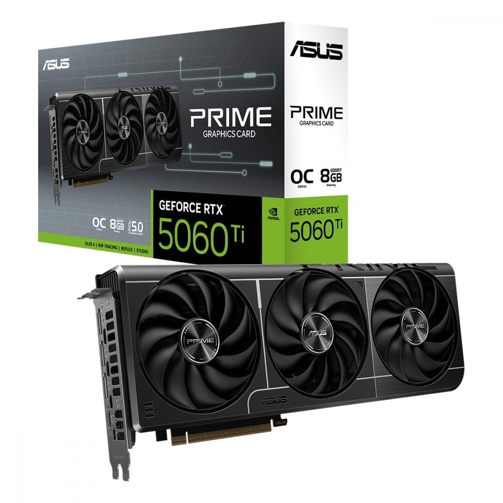 Imagem do Placa De Video Asus Geforce Rtx 5060 Ti Prime 8gb Gddr7 128b