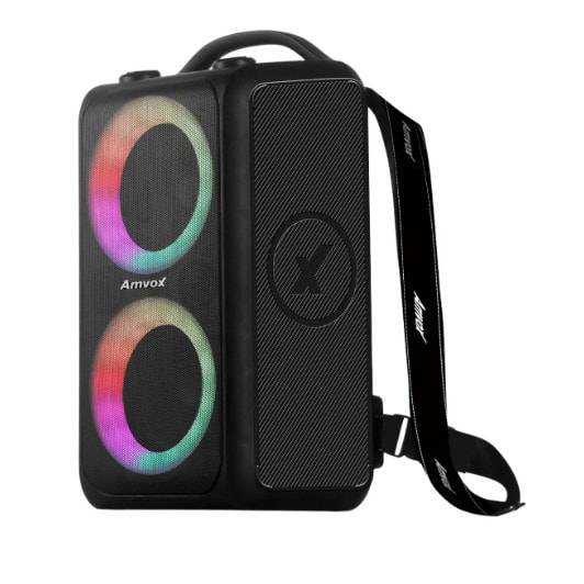 Imagem do Caixa Som Bluetooth Portatil Amplificada 600w Rms Bateria Potente Amvox Aca 600 Bagvox