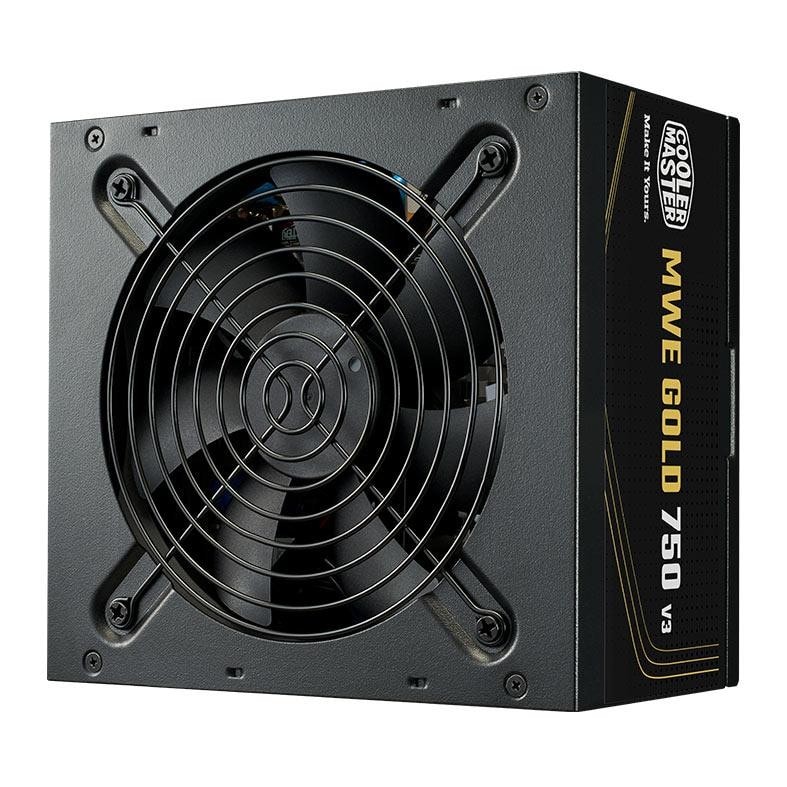 Imagem do Fonte Cooler Master Mwe Gold 750 V3 750w Atx 3 1 80 Plus Gold Preto Mpe 7506 Acag Bbr