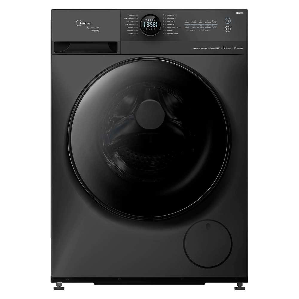 Imagem do Lava E Seca Midea Healthguard 13kg 8kg Titanium Conectada Com Funcao Turbo Mf200d13