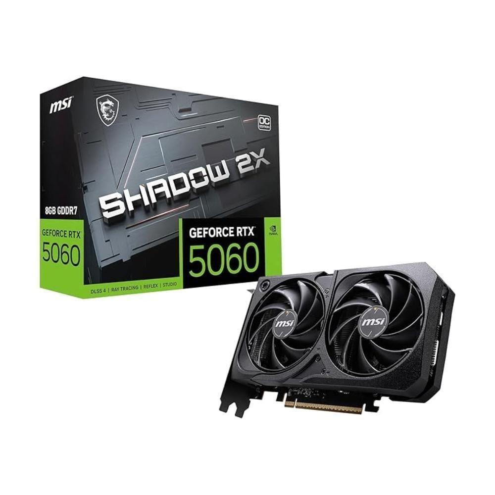 Imagem do Placa De Video Msi Geforce Rtx 5060 Shadow 2x Oc 8gb Gddr6