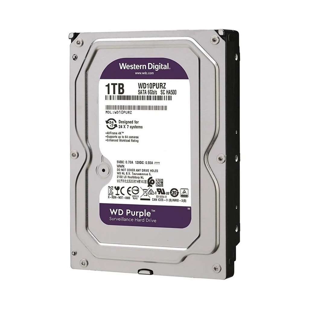 Imagem do Hd 1tb Wd Purple Western Digital