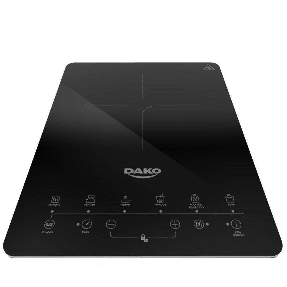 Imagem do Cooktop De Inducao Dako Portatil 1 Boca Preto 220v