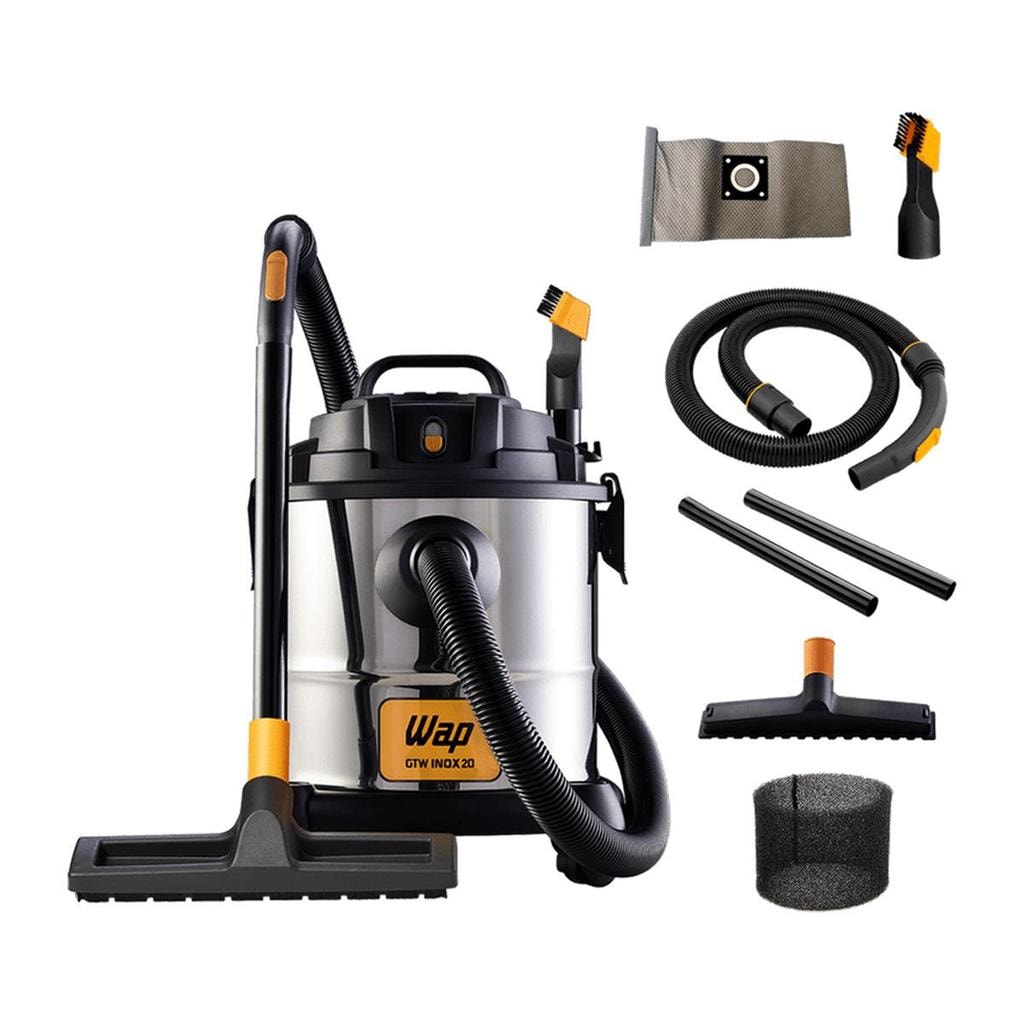 Imagem do Aspirador De Po E Agua 20 Litros 1600w Wap Gtw Inox 20 110v